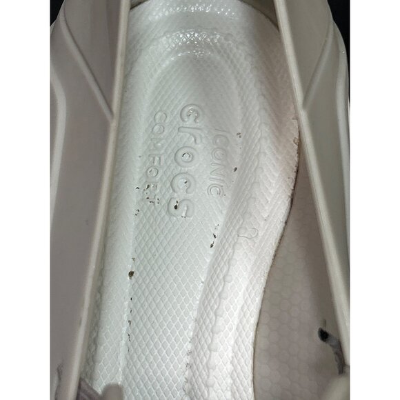 Womens Size 10 Crocs LiteRide Slip-On Shoes Grey Perforated Comfort Lightweight - Picture 4 of 8